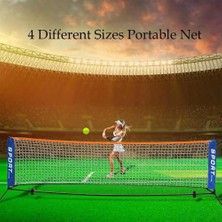 Chaoduo Shop 4.1 M Tarzı Profesyonel Taşınabilir Spor Eğitimi Standart Tenis Net Voleybol Net Badminton Net Kapalı Açık Spor Egzersizi Için (Yurt Dışından)