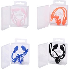 Chaoduo Shop Siyah Stil Su Geçirmez Yumuşak Yüzme Kulak Tıkaçları Burun Klipsi Kılıf Koruyucu Su Korumasını Önler Kulak Tıkacı Yumuşak Silikon Yüzmek Dalış Malzemeleri (Yurt Dışından)