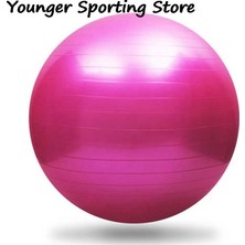 Chaoduo Shop Pembe Tarzı Spor Yoga Topları Anti-Basınç Patlamaya Dayanıklı 25 cm Çaplı Pilates Fitness Balance Fitball Home Gym Pilates Ekipmanları (Yurt Dışından)