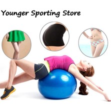 Chaoduo Shop Pembe Tarzı Spor Yoga Topları Anti-Basınç Patlamaya Dayanıklı 25 cm Çaplı Pilates Fitness Balance Fitball Home Gym Pilates Ekipmanları (Yurt Dışından)