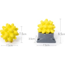 Chaoduo Shop 7.5cm Mavi Stil Baz Masaj Topu ile Yeni Taşınabilir Akupunktur Noktası Kas Relax Fasya Topu Rumble Roller Diken Topu Masaj Topları Spor (Yurt Dışından)