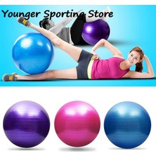 Chaoduo Shop Pembe Tarzı Spor Yoga Topları Anti-Basınç Patlamaya Dayanıklı 25 cm Çaplı Pilates Fitness Balance Fitball Home Gym Pilates Ekipmanları (Yurt Dışından)