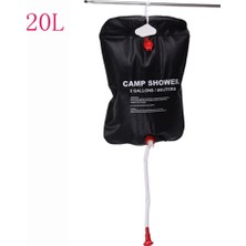 Chaoduo Shop 20L Tarzı 40LL Outdoor Camping Solar Hot Water Shower Bag Foldable Portable Hiking Hiking Camping Bath Bag Pet Cleaning Water Bag (Yurt Dışından)