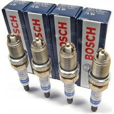 Bosch Skoda Fabia Buji Takım Çift Tırnak  Skoda Fabia  1.4 16V 100 Hp 4 Adet 2000-2007