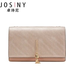 Kensen Shop G Pembe Tarzı Josıny Omuz Corssbody Çanta Kadın Kadın Çanta Için Pu Deri Düz Renk U-Şekil Büyük Kapasiteli Mıknatıs Kanca ile (Yurt Dışından)