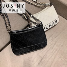 Kensen Shop G Pembe Tarzı Josıny Omuz Corssbody Çanta Kadın Kadın Çanta Için Pu Deri Düz Renk U-Şekil Büyük Kapasiteli Mıknatıs Kanca ile (Yurt Dışından)