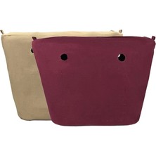 Kensen Shop Açık Sarı Mini Tarzı Yeni Claze Katı Su Geçirmez Ekleme Iç Astar Ekleme Fermuarlı Cebi Obag O Çanta Çanta Silikon Paketi Aksesuarları Için (Yurt Dışından)