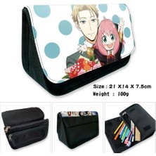 Kensen Shop No.20 Tarzı Anime Spy × Aile Naylon Kalem Kutusu Karikatür Kozmetik Kutuları Öğrenci Zip Kırtasiye Çantası Yüksek Kapasiteli Kalem Çantası Baskı Makyaj Çantası (Yurt Dışından)