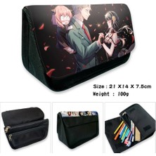 Kensen Shop No.20 Tarzı Anime Spy × Aile Naylon Kalem Kutusu Karikatür Kozmetik Kutuları Öğrenci Zip Kırtasiye Çantası Yüksek Kapasiteli Kalem Çantası Baskı Makyaj Çantası (Yurt Dışından)