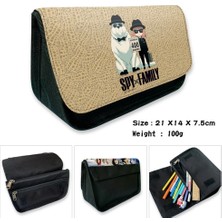 Kensen Shop No.20 Tarzı Anime Spy × Aile Naylon Kalem Kutusu Karikatür Kozmetik Kutuları Öğrenci Zip Kırtasiye Çantası Yüksek Kapasiteli Kalem Çantası Baskı Makyaj Çantası (Yurt Dışından)