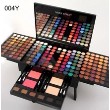 Kensen Shop 004N Tarzı 180 Renk Profesyonel Göz Farı Paleti Durumda Makyaj Seti Fırça Ayna Shrink Göz Farı Kozmetik Makyaj Çantası (Yurt Dışından)