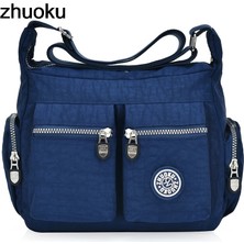 Kensen Shop Gül Kırmızı Tarzı Kadın Üst-Kolu Omuz Çantası Tasarımcı Çanta Ünlü Naylon Kadın Günlük Alışveriş Tote Hobos Crossbody Çanta Messenger Çanta (Yurt Dışından)