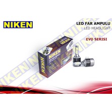 Niken Ampül 12V H15 LED Xenon Set Evo Serisi
