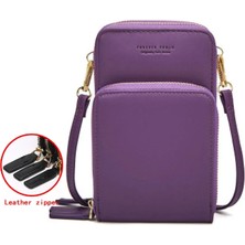Kensen Shop 7408 Mor Stil Renkli Cep Telefonu Çantası Moda Günlük Kullanım Kart Sahibinin Kadınlar Için Küçük Yaz Omuz Çantası (Yurt Dışından)