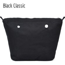 Kensen Shop Siyah Klasik Tarz Tanqu New Waterproof Inner Bag Organizer Insert Zipper Pocket For Classic Mini Obag Canvas Material For O Bag (Yurt Dışından)