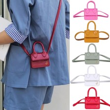 Kensen Shop Siyah Stil Lüks Saplı Mini J Çanta Çantalar Çanta Kadın Tasarımcı Küçük Omuz Crossbody Çanta Kadın Ruj Çanta Kılıf (Yurt Dışından)