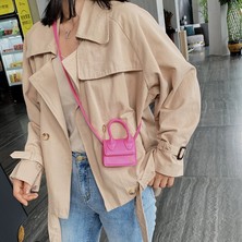 Kensen Shop Siyah Stil Lüks Saplı Mini J Çanta Çantalar Çanta Kadın Tasarımcı Küçük Omuz Crossbody Çanta Kadın Ruj Çanta Kılıf (Yurt Dışından)