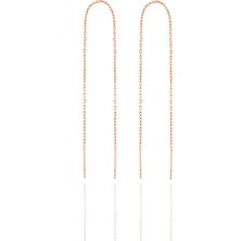 Söğütlü Silver 925 Ayar Gümüş Zincir Model Zarif Tasarım Kadın Küpe – Şık ve Modern Günlük ve Özel Takı