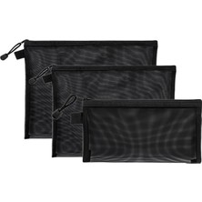 Kensen Shop Mavi Stil 19X11CM 1 Adet Örgü Kadın Klasörler Makyaj Kalem Kutusu Saklama Torbaları Küçük Büyük Kozmetik Çanta Düzenleyici Vaka Çok Fonksiyonlu Belge Çantası (Yurt Dışından)