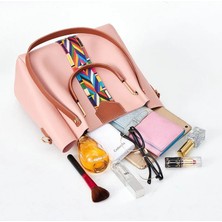 Kensen Shop D Stili Et Leather Women Shoulder Bag Handbag Tote Female Casual Soft Card Holder Purse Messenger Satchel Top Handle Shopping Bag (Yurt Dışından)