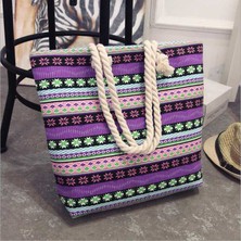 Kensen Shop Yeşil Stil Moda Katlanır Kadınlar Büyük Boy Çanta Tote Bayanlar Rahat Çiçek Baskı Tuval Grafiti Omuz Çantası Plaj Bolsa Feminina (Yurt Dışından)