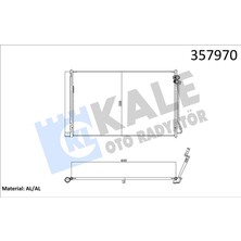 Kale Klıma Radyatoru Mercedes W447 B907 B910 A4478350070