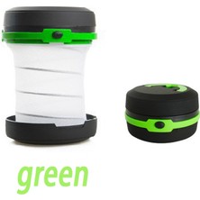 Xiyu Shop Yeşil LED Kamp Işık Açık Su Geçirmez Çadır Işık Mini Taşınabilir Işıklar Taşınabilir Bahar Katlanır Balıkçı Işığı Yürüyüş El Feneri (Yurt Dışından)