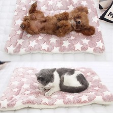 Shanhua Shop Ayak Izi Stili Xl6 Kedi Yatak Mat Köpek Yatağı Pet Uyku Mat Kış Sıcak Yumuşak Flanel Kuzu Yün Battaniye Halı Küçük Büyük Köpek Kedi Için Çift Taraflı Kullanım (Yurt Dışından)