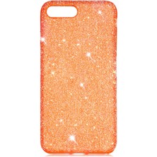 Alan Tech iPhone 8 Plus Uyumlu ​​​zore Eni Kapak-Turuncu
