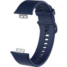 Alan Tech Huawei Watch Fit Krd-43 Uyumlu Kordon Zore Lacivert