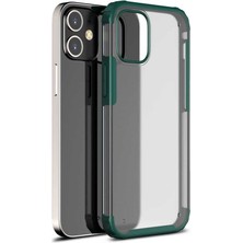 Alan Tech iPhone 12 Mini Uyumlu Zore Volks Kapak-Koyu Yeşil