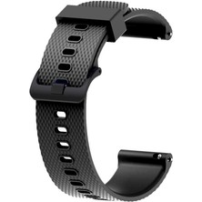 Alan Tech Galaxy Watch Active 2 44MM Krd-46 20MM Uyumlu Kordon Zore Siyah