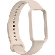 Alan Tech Xiaomi Amazfit Band 7 Uyumlu Krd-87 Uyumlu Kordon Zore Krem