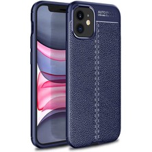 Alan Tech iPhone 12 Uyumlu Zore Niss Silikon Kapak-Lacivert