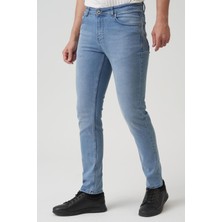 White Stone Albury J2427 Regular Fit Pamuklu 5 Cep Jean Pantolon Buz Mavi