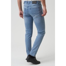 White Stone Albury J2427 Regular Fit Pamuklu 5 Cep Jean Pantolon Buz Mavi