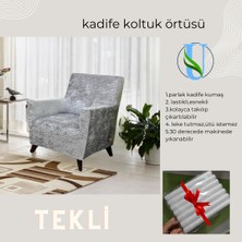 Uy Style Kadife Tek Kişilik Koltuk Örtüsü,berjer Kılıfı Lastikli