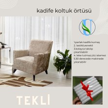 Uy Style Kadife Tek Kişilik Koltuk Örtüsü,berjer Kılıfı Lastikli