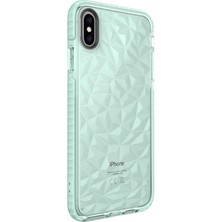 Alan Tech iPhone Xs 5.8 Uyumlu Zore Buzz Kapak-Yeşil