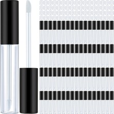 Sant Kuee  100 Adet 10 ml Boş Dudak Parlatıcısı Tüpleri Temizle Mini Doldurulabilir Dudak Balsamı Parlatıcı Kapları Şişeleri Plastik Dudak Parlatıcısı Kapları (Yurt Dışından)