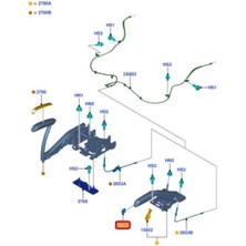 Fkoto Ford Focus 2 El Fren Düğmesi - El Fren Tuşu (Buton) Siyah