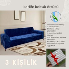 Uy Style Kadife Koltuk, Kanepe, Çekyat Örtüsü , Koltuk Kılıfı( 3 Kişilik)