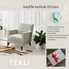 Uy Style Kadife Tek Kişilik Koltuk Örtüsü,berjer Kılıfı Lastikli