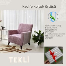 Uy Style Kadife Tek Kişilik Koltuk Örtüsü,berjer Kılıfı Lastikli
