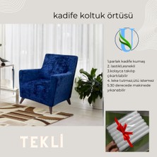 Uy Style Kadife Tek Kişilik Koltuk Örtüsü,berjer Kılıfı Lastikli