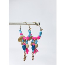 Mañana Atelier Natural Stone Collection - Boncuk Halka Küpe