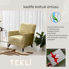Uy Style Kadife Tek Kişilik Koltuk Örtüsü,berjer Kılıfı Lastikli