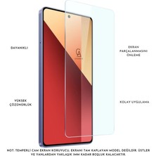 Coolacs Xiaomi Redmi Note 13 Pro 4g Uyumlu Pastel Renk Telefon Kılıfı Temperli Cam Ekran ve Kamera Koruyucu