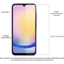 Coolacs Samsung Galaxy A25 Uyumlu Pastel Renk Telefon Kılıfı Temperli Cam Ekran ve Kamera Koruyucu