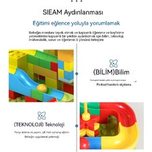 Tengda Yeni Slayt Parkı Monte Erken Eğitim Yapı Taşları Parça Topu Oyuncakları Yürümeye Başlayan Öğrencilere Çocuk Hediyeleri (Yurt Dışından)